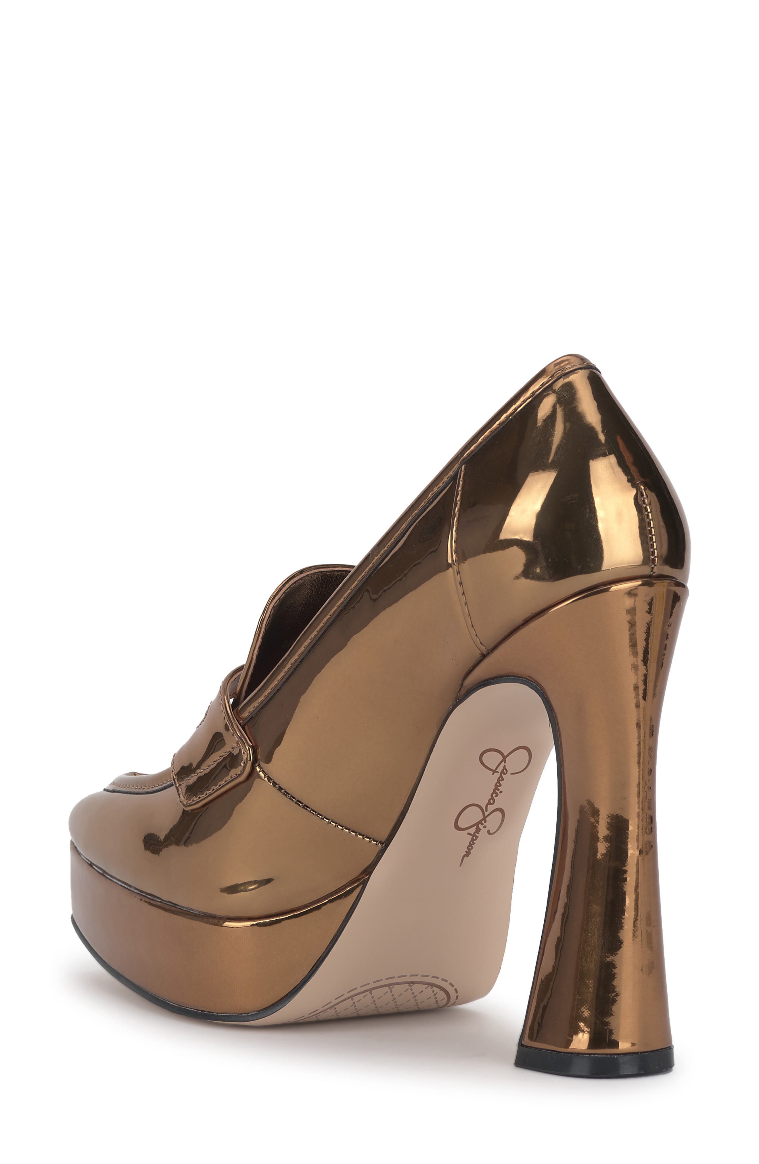 Nanelie Platform Pump, Alternate, color, BRONZE