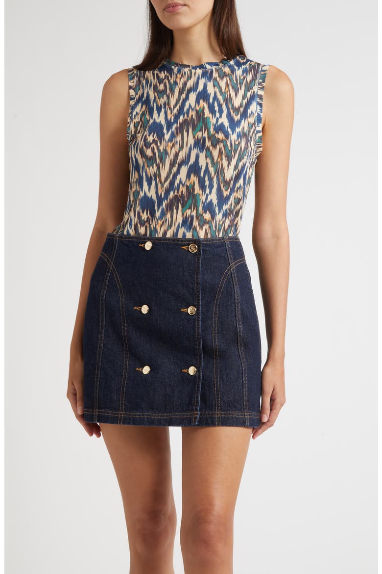 Ines Sleeveless Top, Main, color, RIVERSLATE