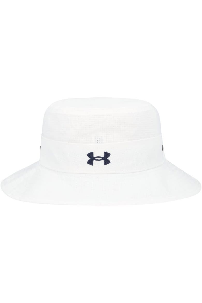 Men's Under Armour White Auburn Tigers Performance Boonie Bucket Hat, Alternate, color, White