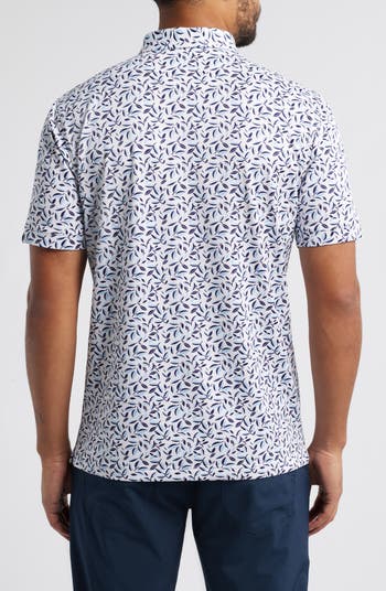 Halyard Trim Fit Print Polo
