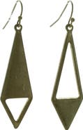 OLIVIA WELLES Deanna Mismatched Geometric Drop Earrings