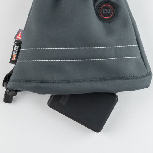 Mobile Warming Aerial Waterproof Heated Snow Glove In Blue