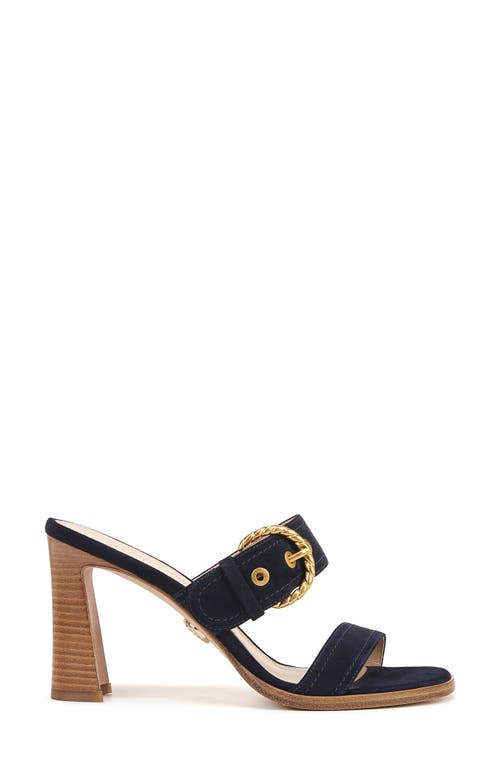 Veronica Beard Margaux Slide Sandal In French Navy