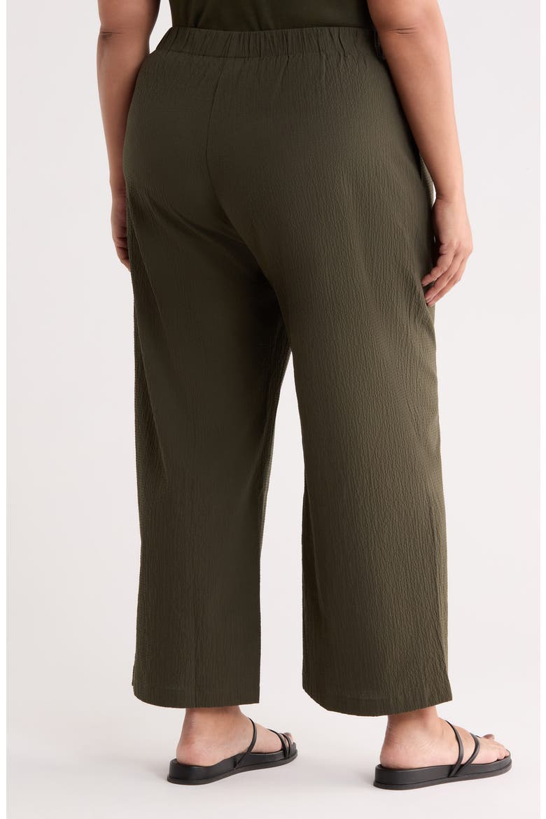 Wide Leg Ankle Pants, Alternate, color, SEAWEED