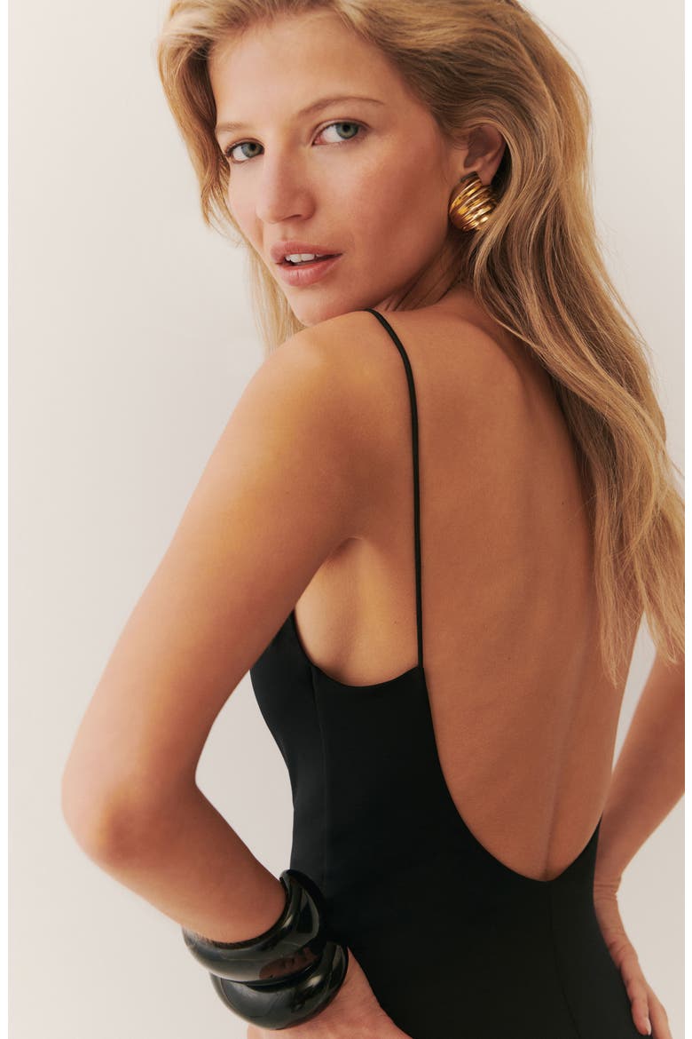Rio One-Piece Swimsuit, Alternate, color, BLACK