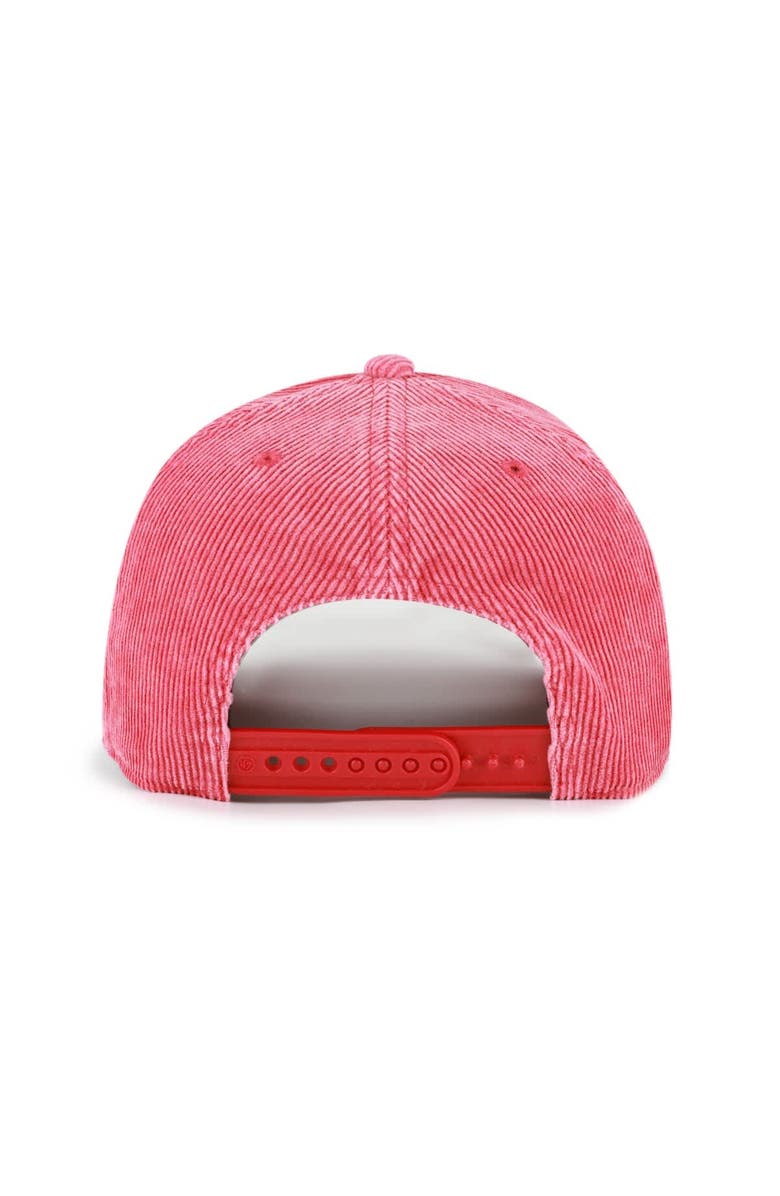 '47 Men's '47 Red Wisconsin Badgers Reclaim Snow Wash Corduroy Hitch Adjustable Hat, Alternate, color, Red