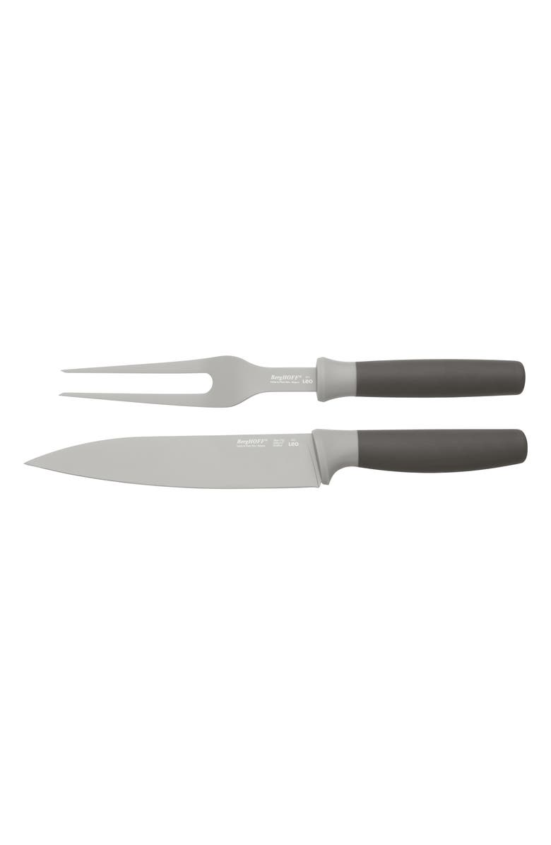 BergHOFF 2-Piece Carving Knife Set, Main, color, Grey