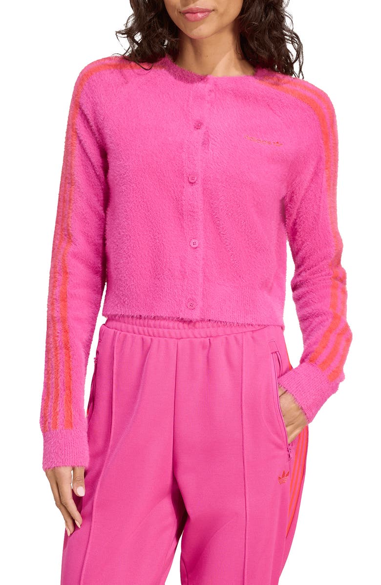 adidas Fluffy Cardigan, Main, color,