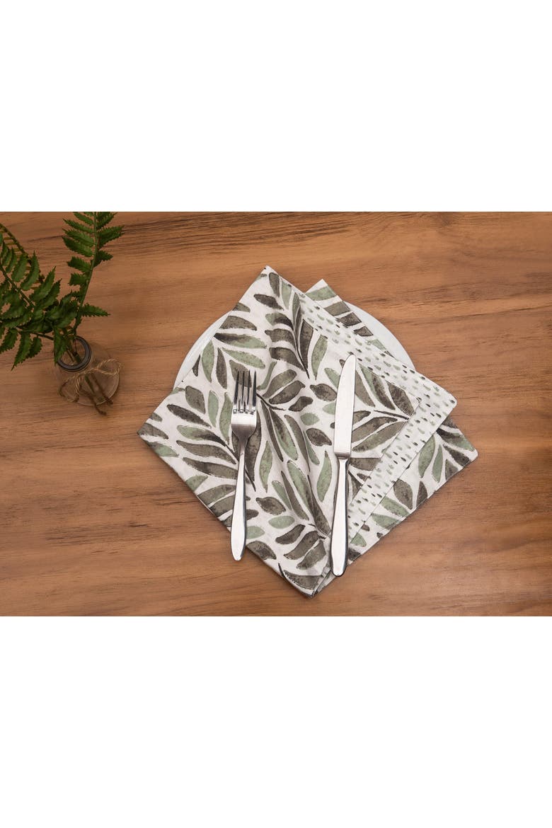 Blair Cotton Napkin Machine Washable, Alternate, color, Gray