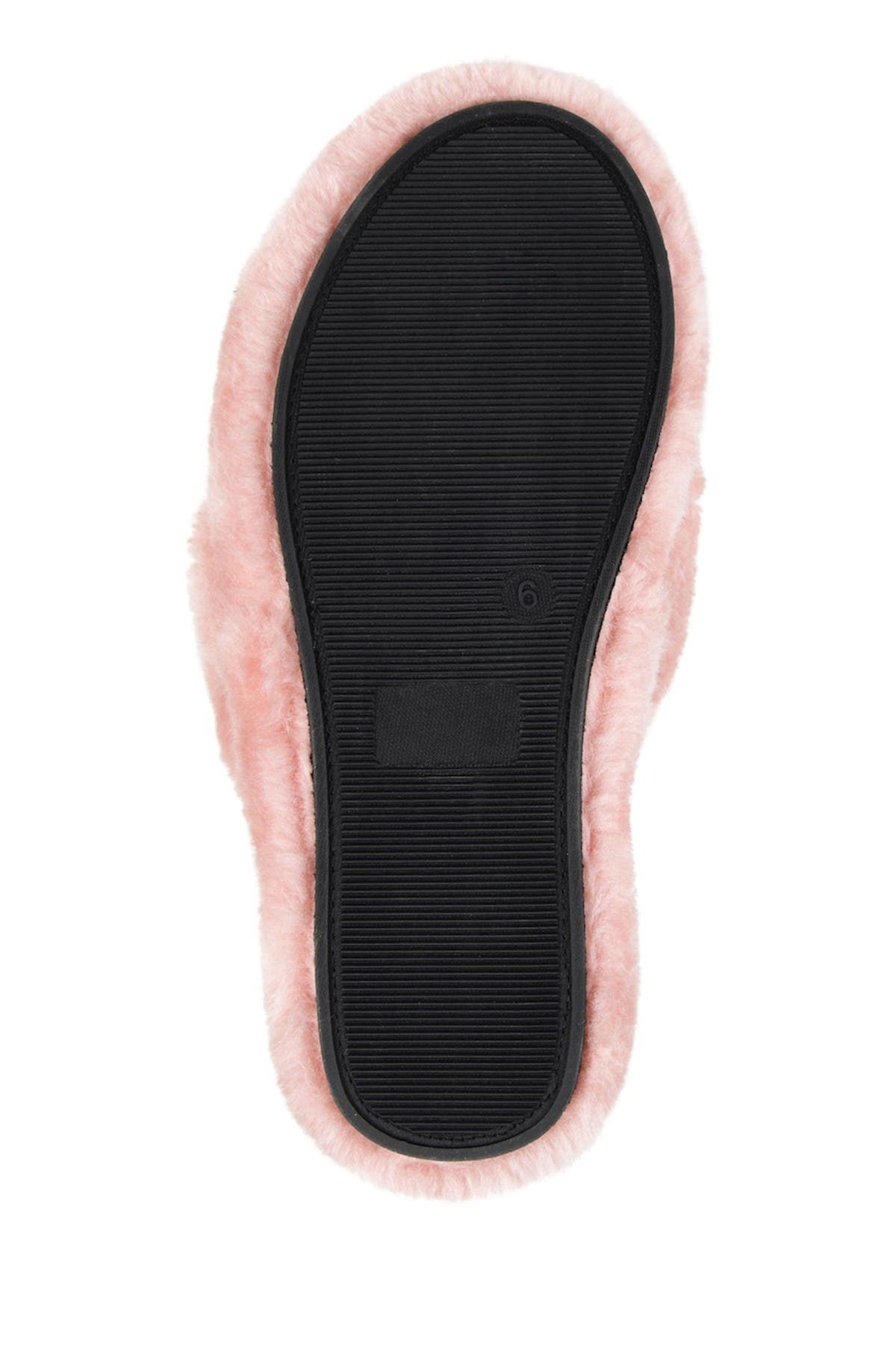 Dream Faux Fur Slipper, Alternate, color, BLUSH