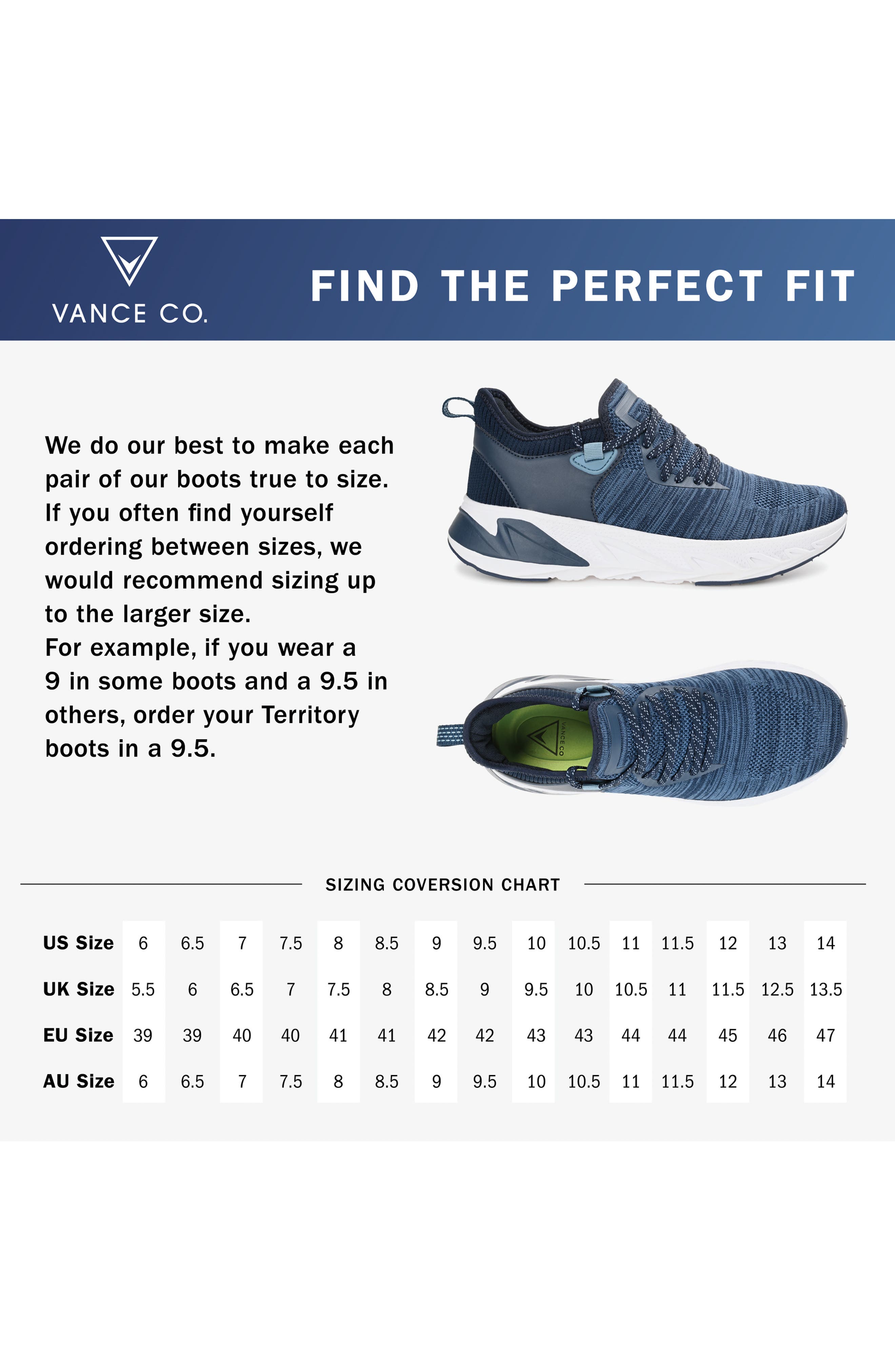 VANCE CO Gibbs Knit Athleisure Sneaker, Alternate, color, 