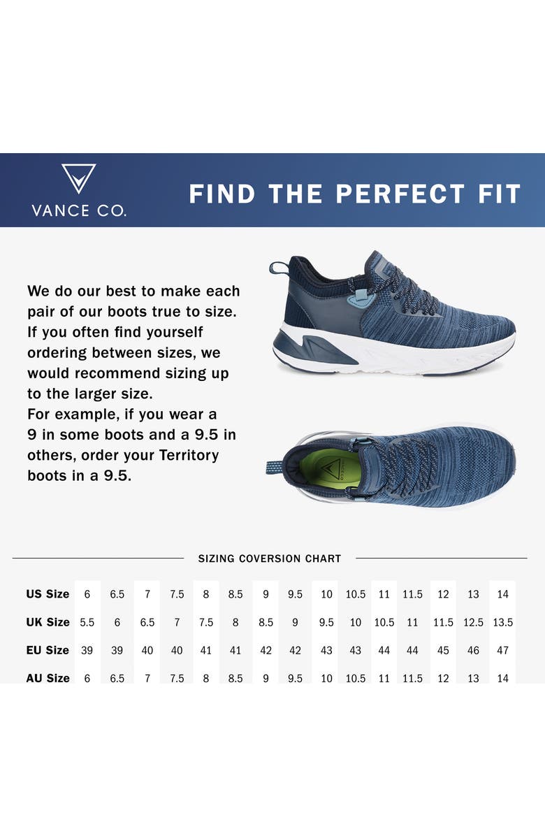 VANCE CO Gibbs Knit Athleisure Sneaker, Alternate, color,