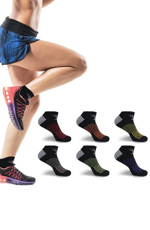 Elite Super Lite Cushioned Ankle Socks - Pack of 6