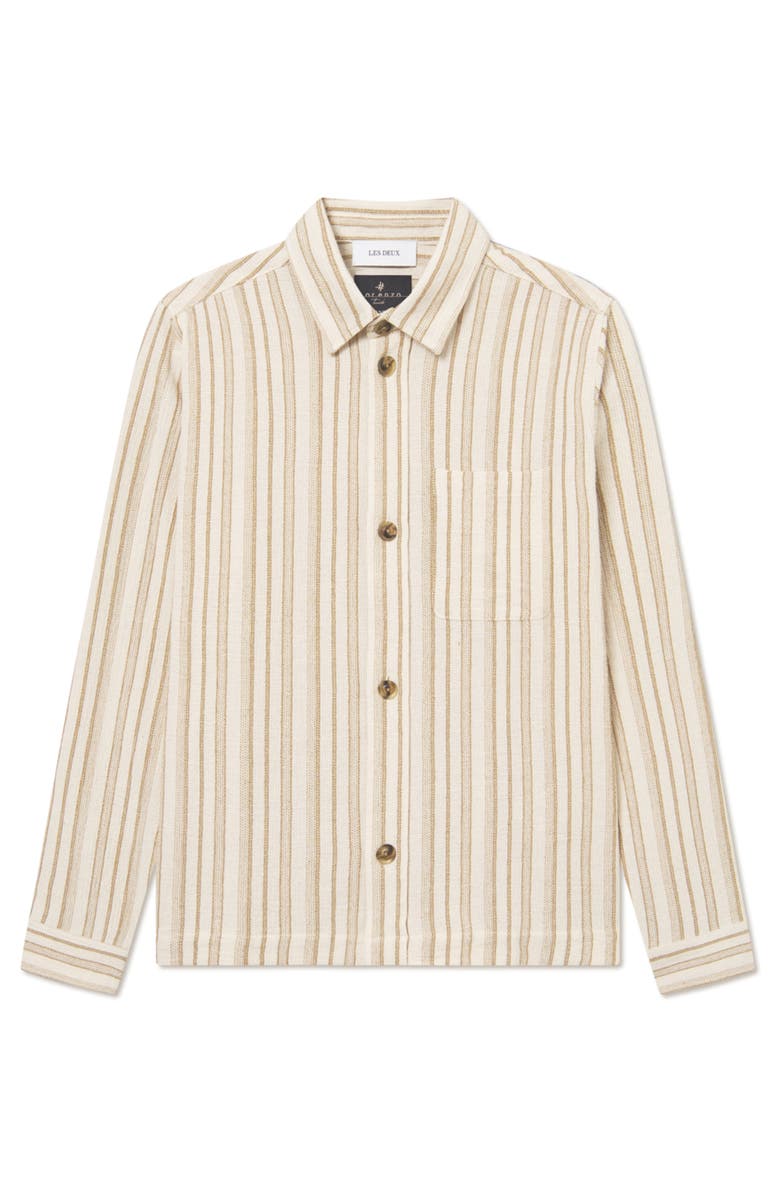Les Deux Shane Stripe Overshirt, Main, color,