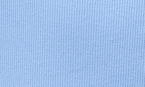 Travismathew Come Alive Rib U-neck T-shirt In Blue