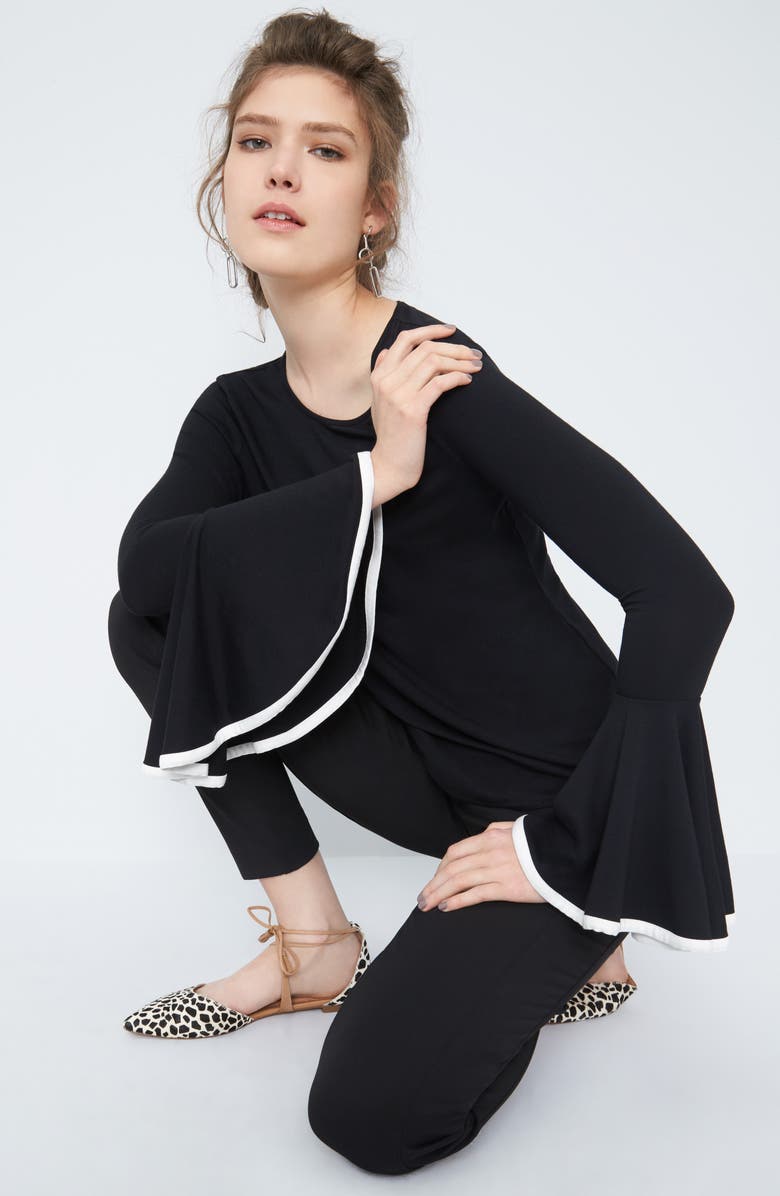 Vince Camuto Stretch Twill Skinny Pants, Alternate, color,