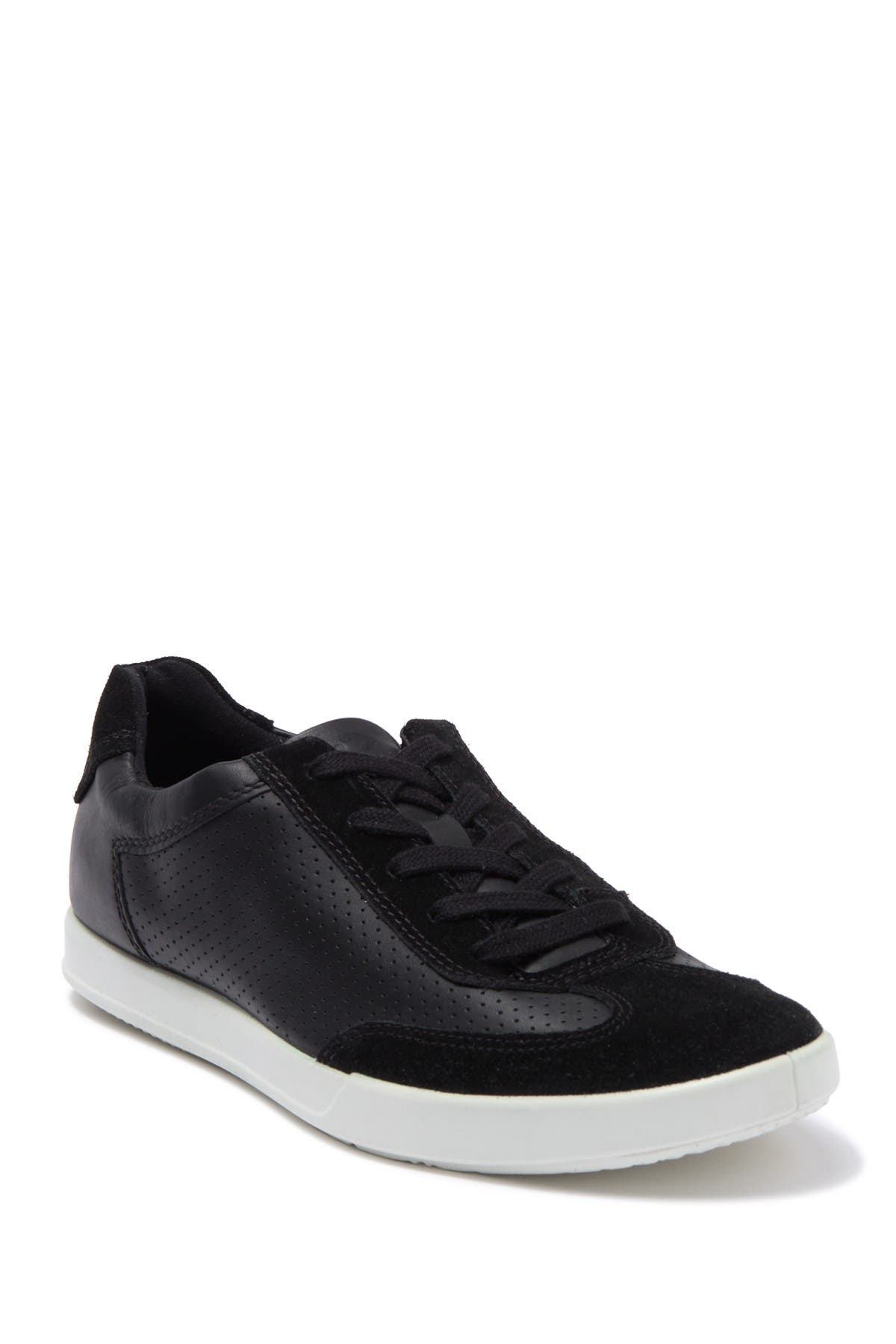ECCO Cathum Retro Perforated Leather Sneaker, Main, color, 