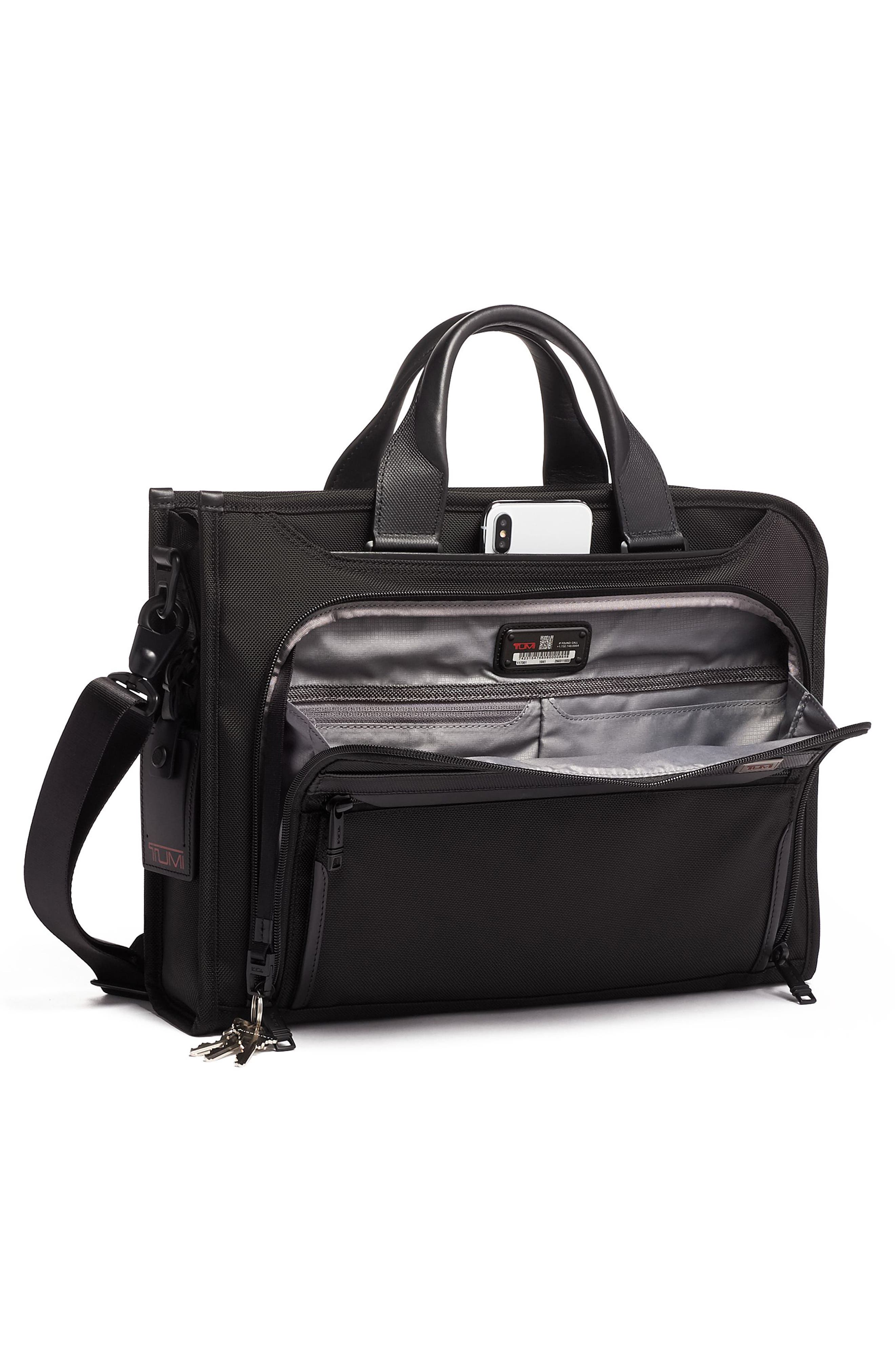TUMI Alpha 3 Slim Deluxe Portfolio, Alternate, color, 