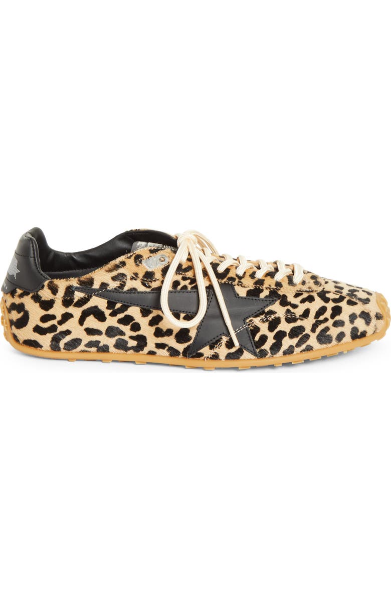 Golden Goose Marathon Speed Genuine Calf Hair Sneaker, Alternate, color, Brown/ Black Leo