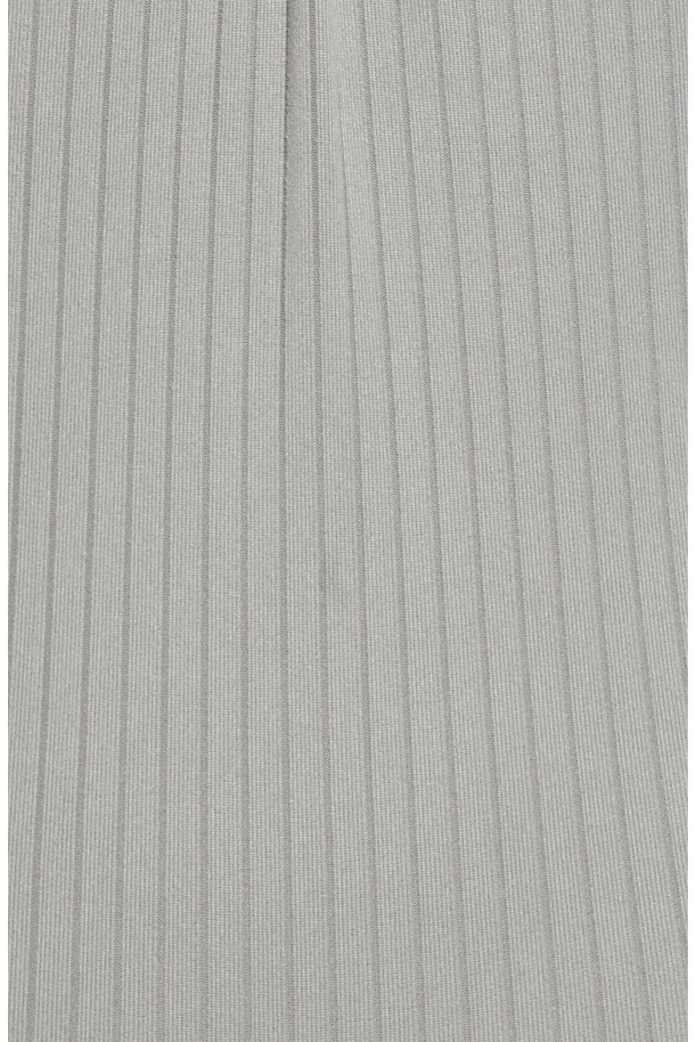 Metal Notch Bodysuit, Alternate, color, HEATHER GREY
