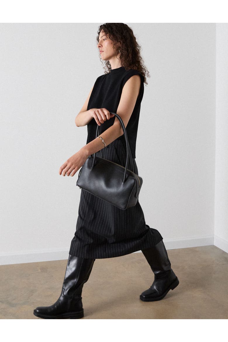 Wool Sleeveless Tank, Alternate, color, Black