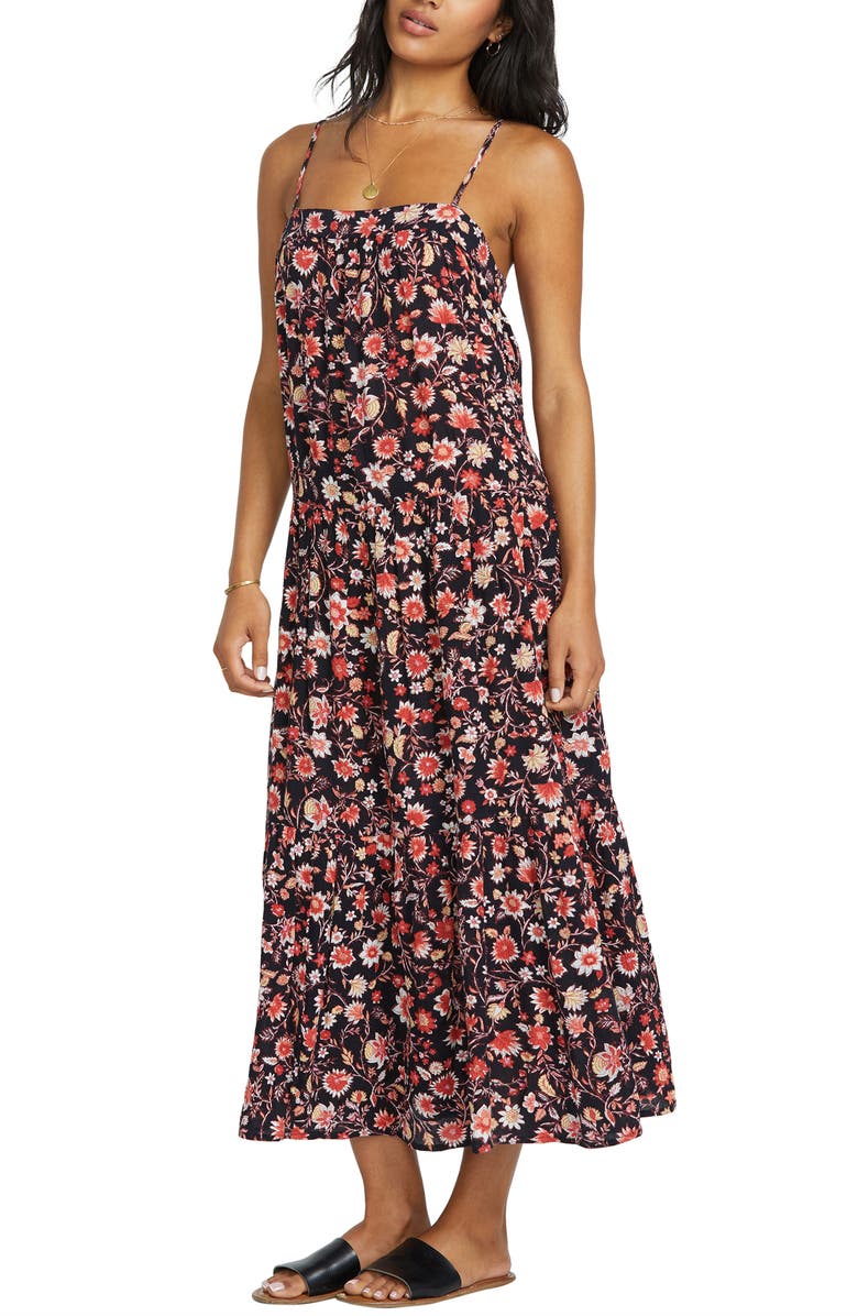 Billabong Golden Days Floral Sundress, Alternate, color,