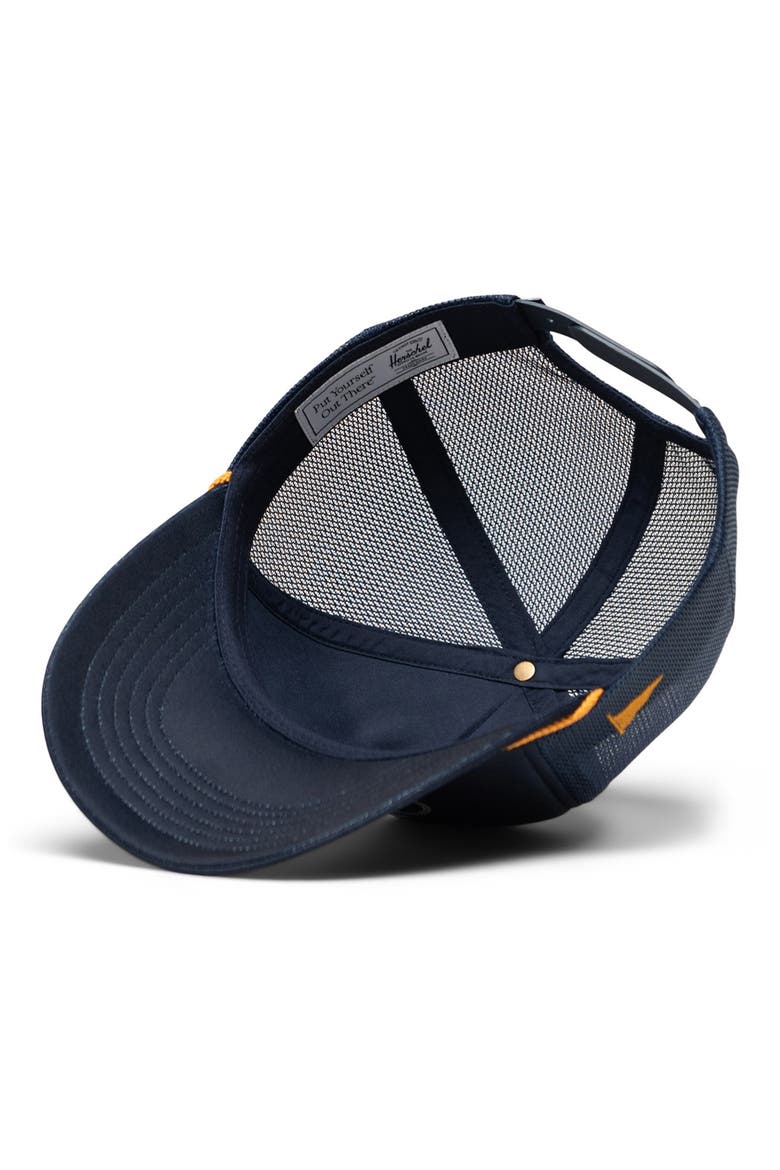 Marina Mesh Yachting Snapback Cap, Alternate, color, DARKEST NAVY