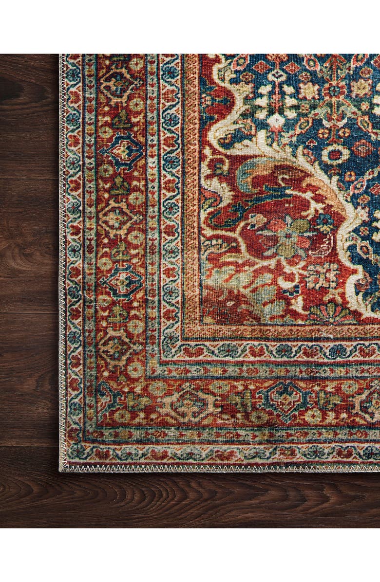 LOLOI II Layla Rug - Cobalt Blue/Spice, Alternate, color, Cobalt Blue / Spice