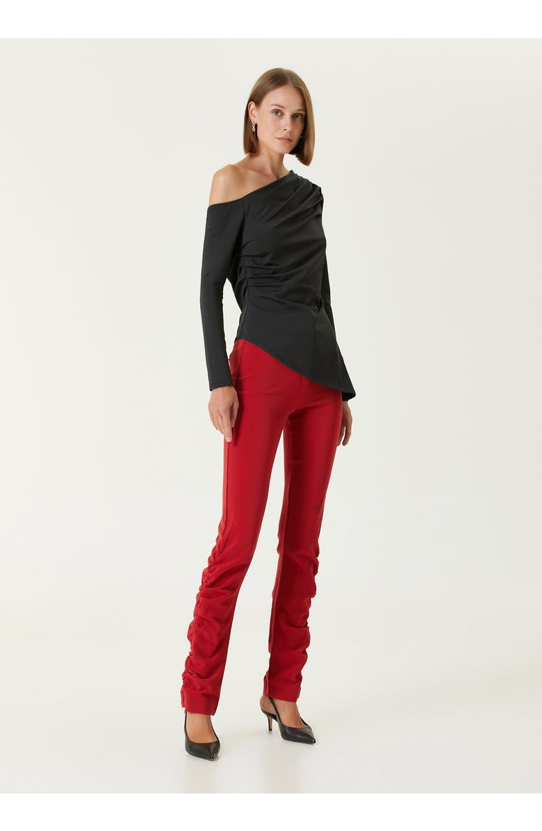 PCFG Your *Itch Draped Long Sleeve Top, Alternate, color, Black