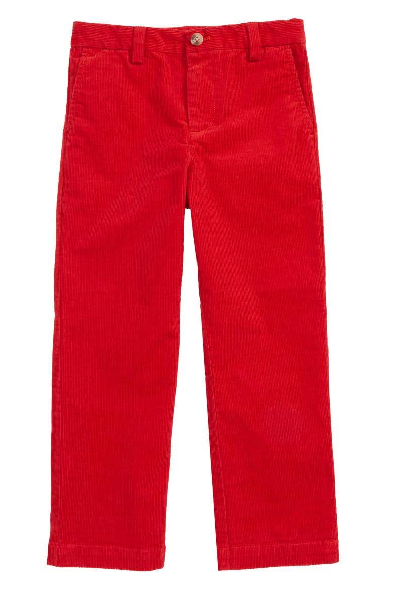 Corduroy Breaker Pants, Main, color, CALYPSO RED