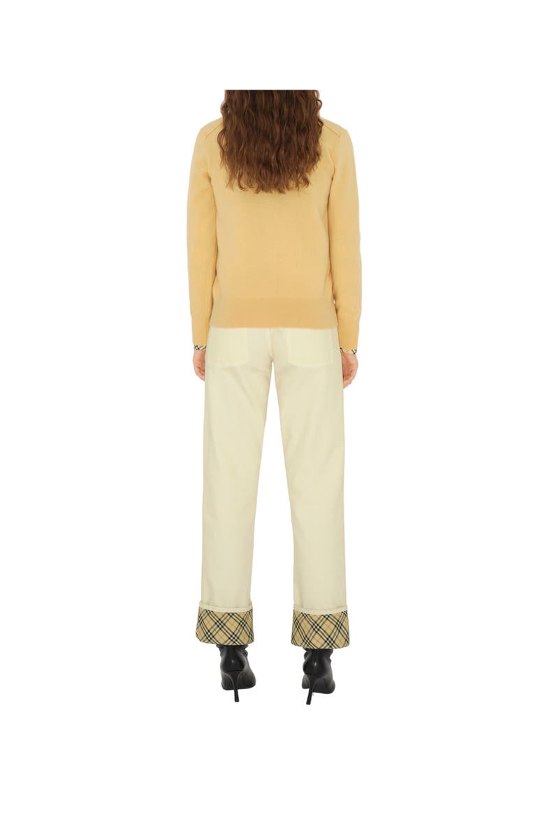 Burberry B Shield Wool Blend Cardigan, Alternate, color, 