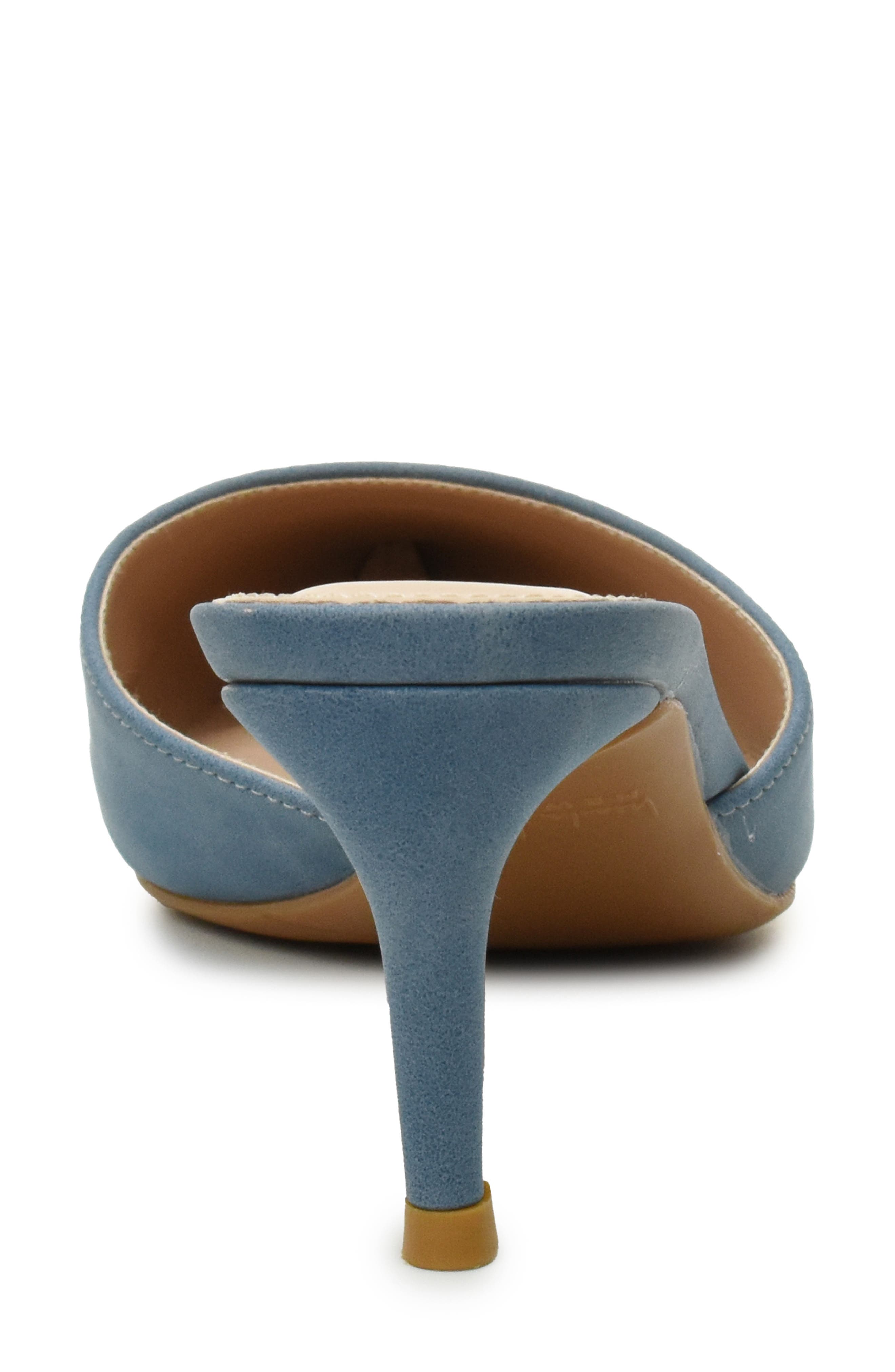 Nicole Miller Pointed Toe Mule, Alternate, color, Blue Nubuck