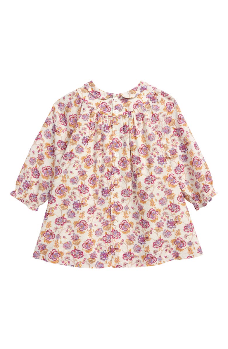 Bonpoint Jenni Floral Print Cotton Dress, Alternate, color, 