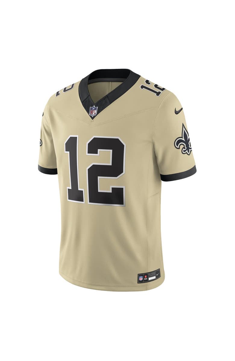 Nike Men's Nike Chris Olave Gold New Orleans Saints Gameday Golds Alternate Vapor F.U.S.E. Limited Jersey, Alternate, color, Gold
