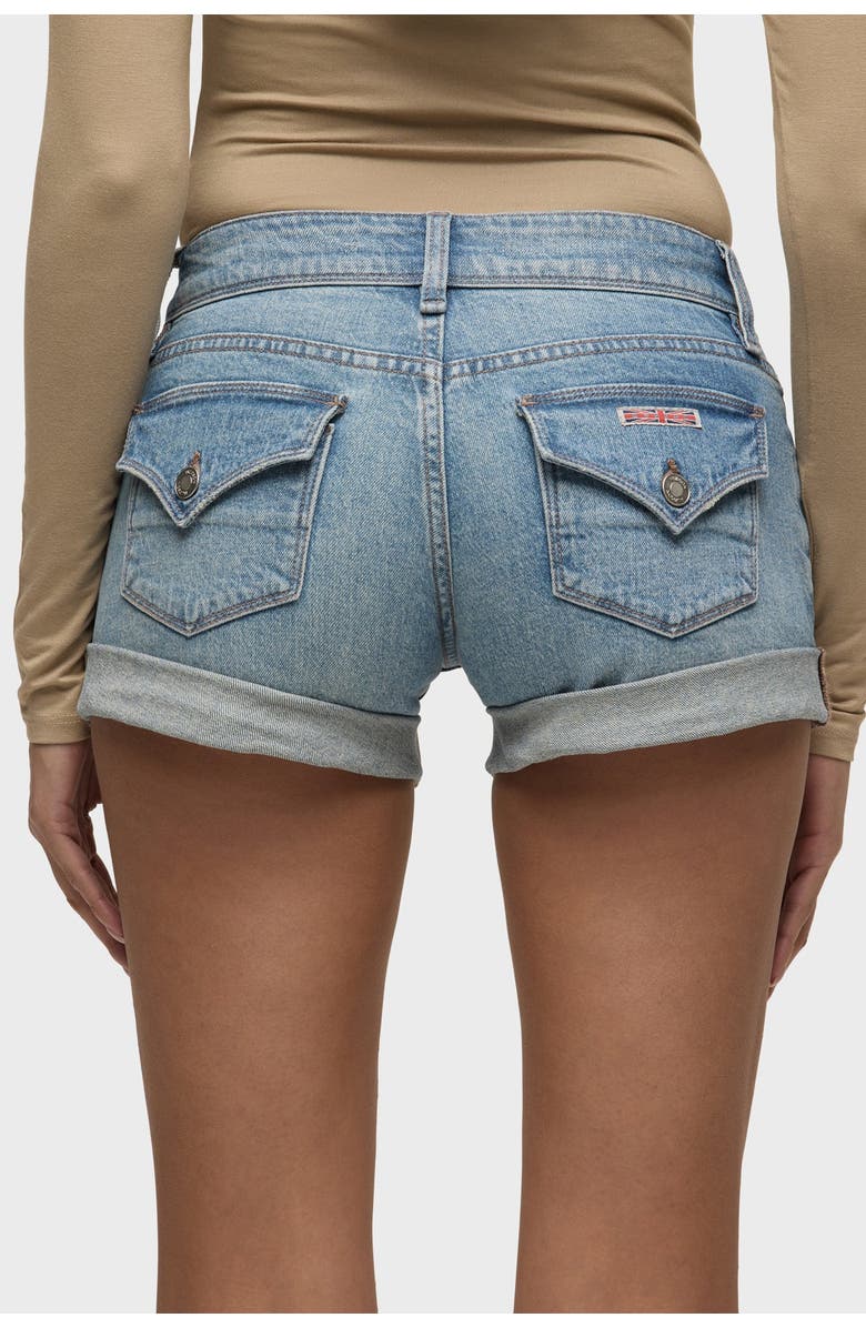 Hudson Jeans Croxley Flap Pocket Short, Alternate, color, Snow Drops