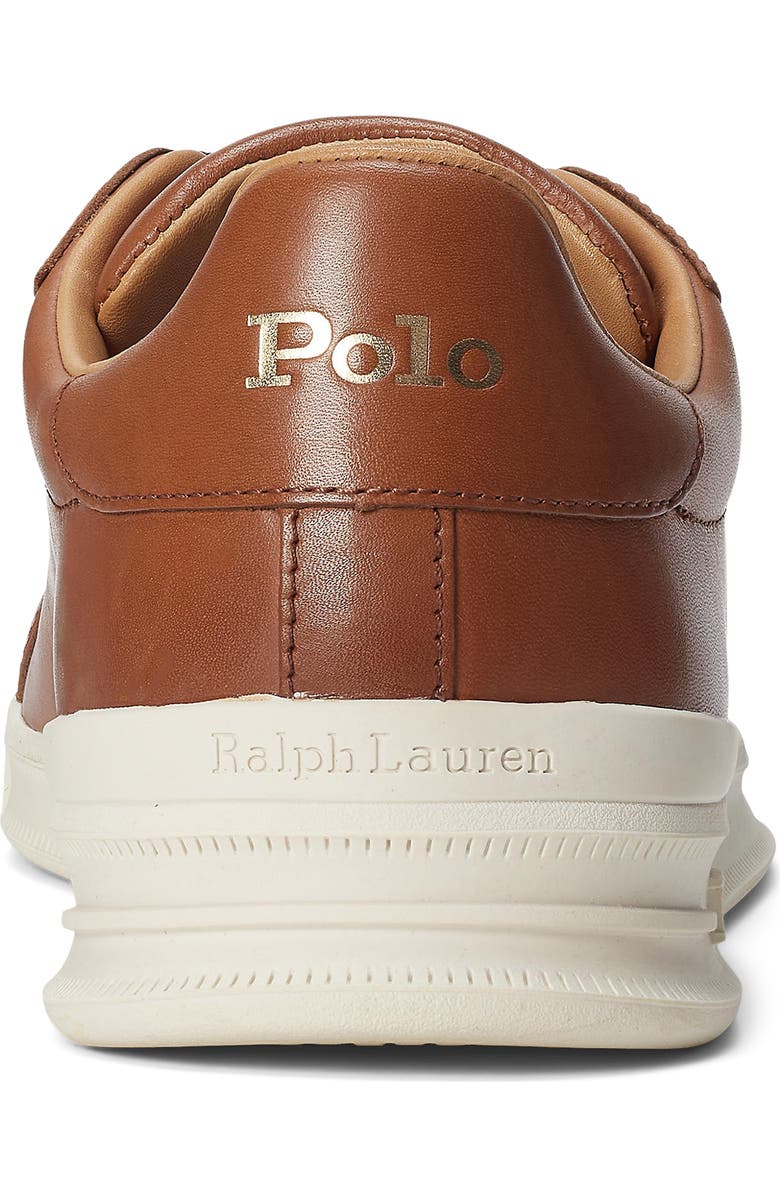 Ralph Lauren Heritage Court II Low Top Sneaker, Alternate, color, Polo Pale Russet