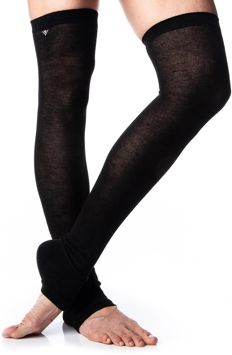 Arebesk Leg Warmers, Alternate, color, Black