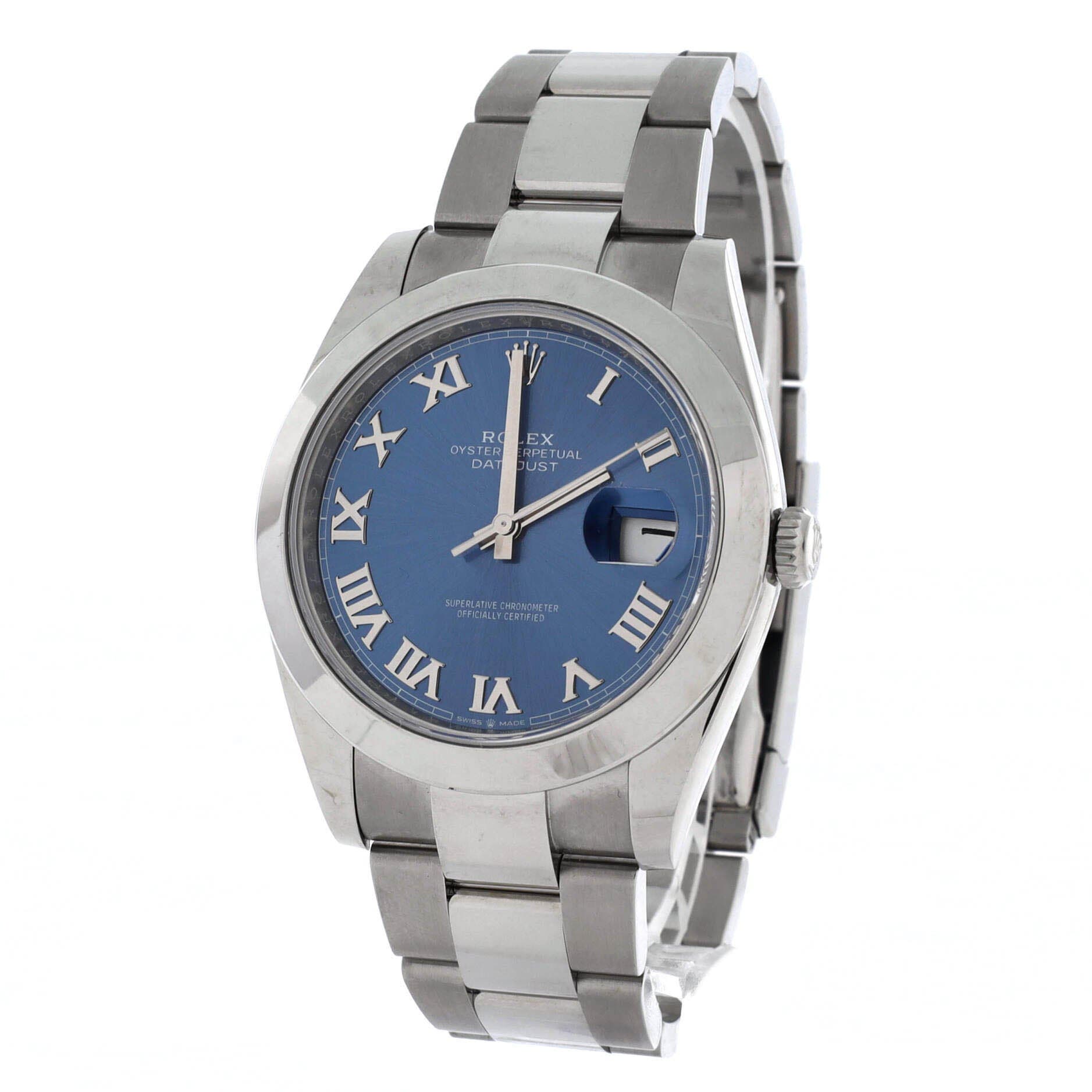 Oyster Perpetual Datejust Automatic Watch Stainless Steel 41, Alternate, color, Metallic Silver