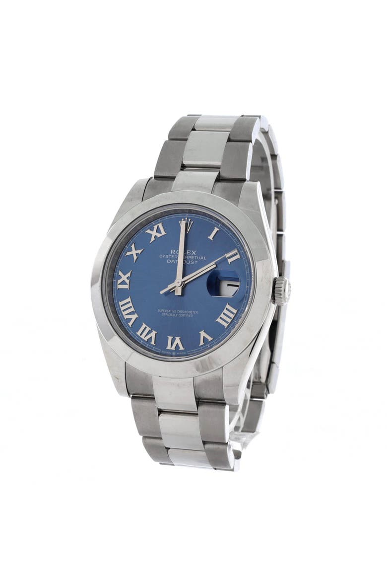 Oyster Perpetual Datejust Automatic Watch Stainless Steel 41, Alternate, color, Metallic Silver