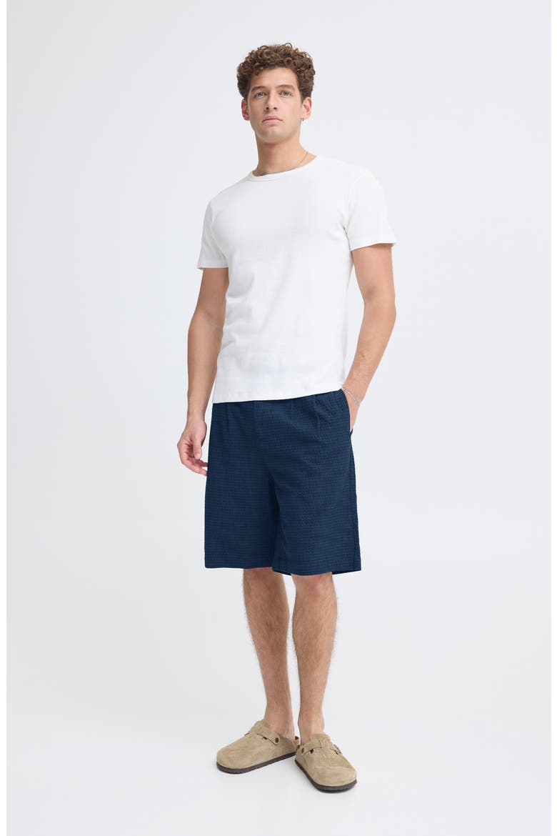 Seersucker Shorts, Alternate, color, BERING SEA