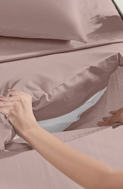 California Design Den Signature Comfort 100% Egyptian Cotton Soft Sateen Sheet Set In Pink