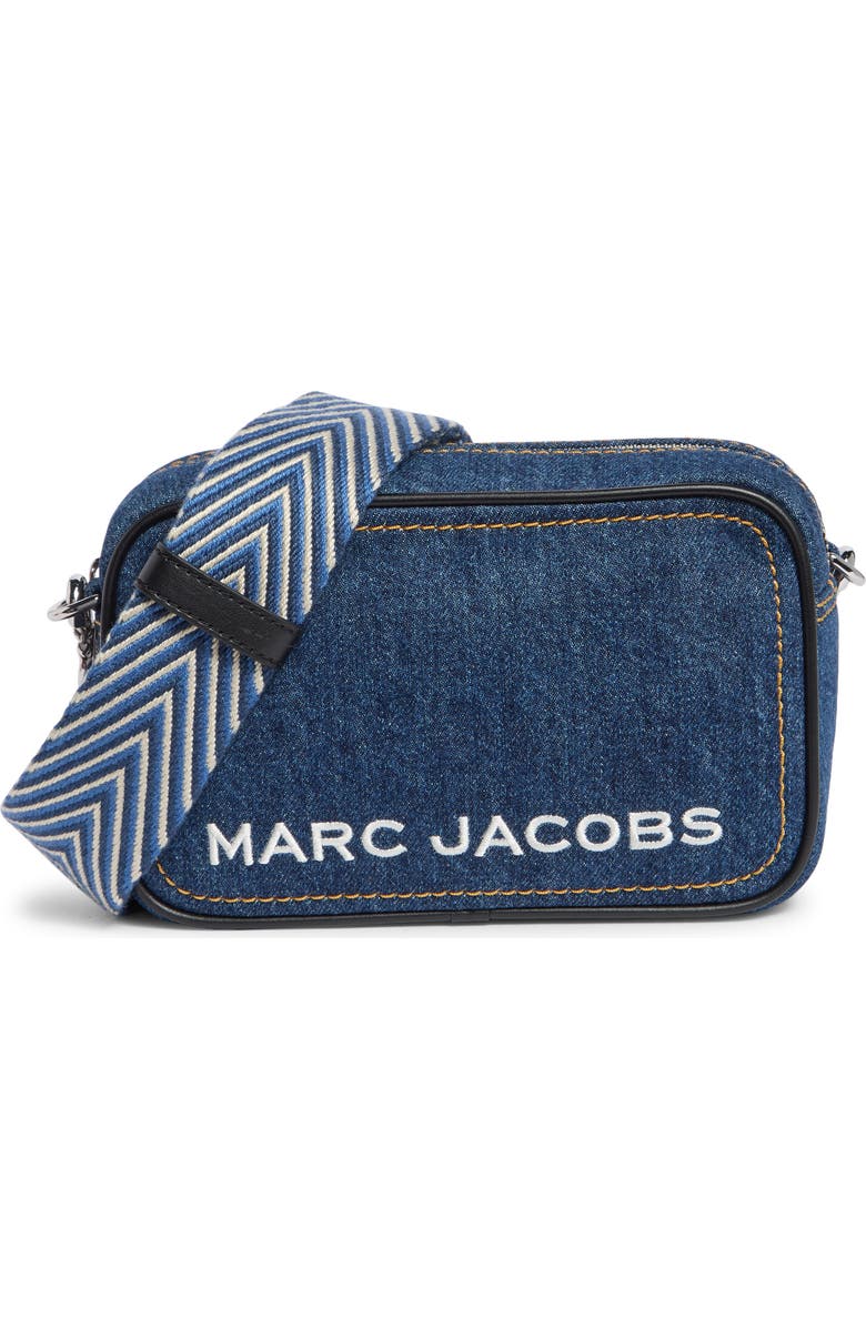 Marc Jacobs Denim Bold Flash Camera Crossbody Bag, Main, color,