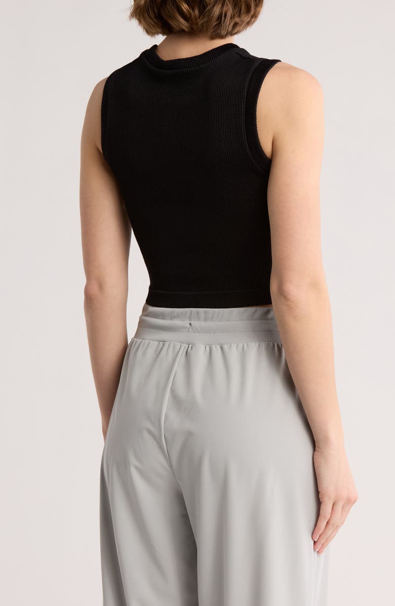 KYODAN Seamless Ribbed Ottoman Crop Tank, Alternate, color, 