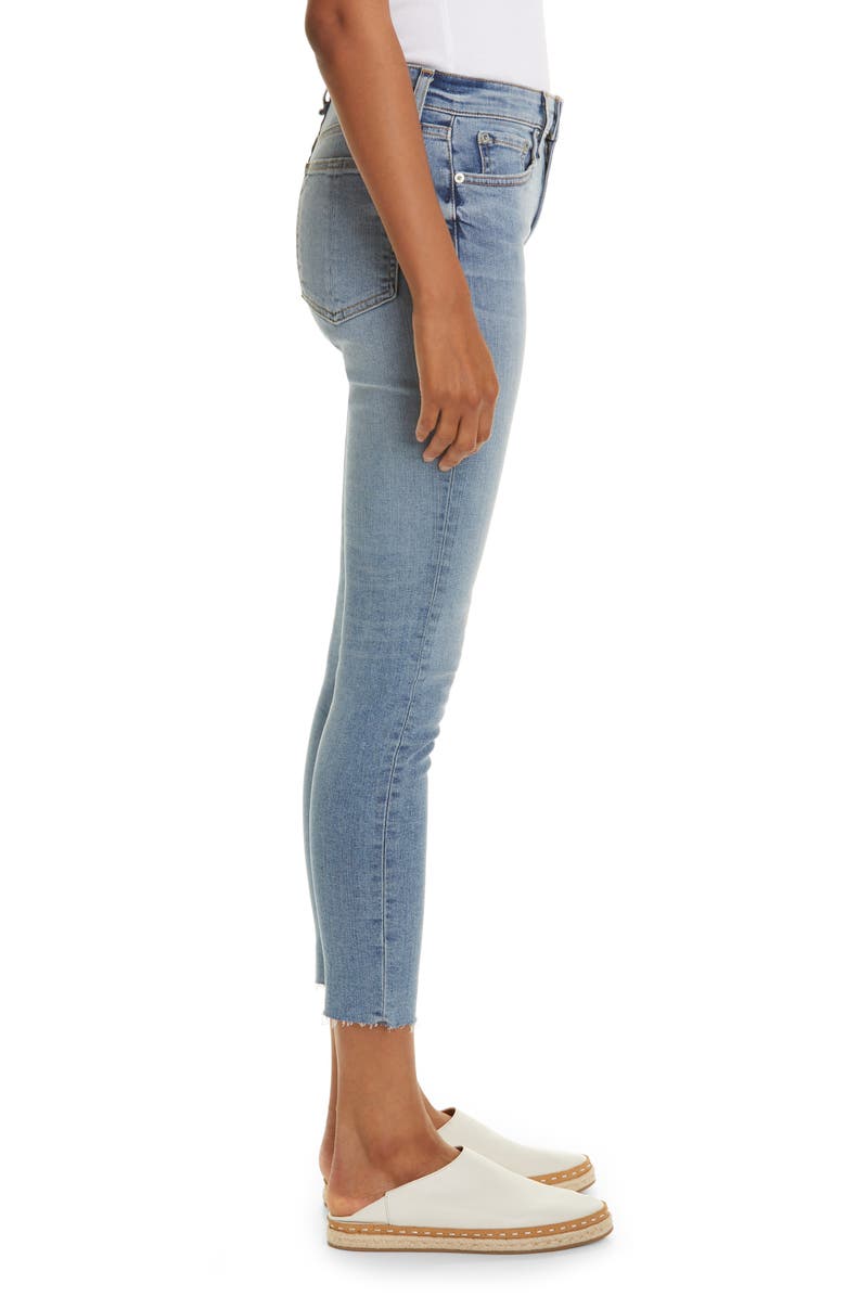 rag & bone High Waist Ankle Skinny Jeans, Alternate, color, Ellerly