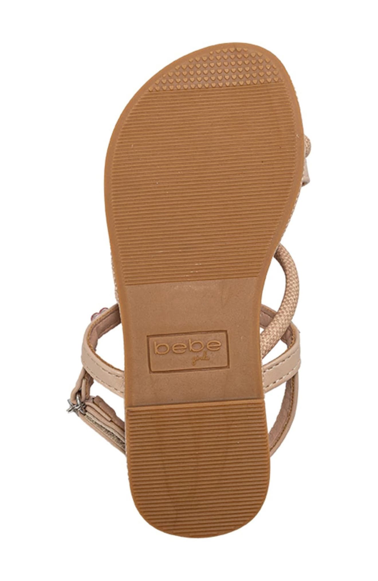 bebe Kids' Fresa Sandal, Alternate, color, Tan