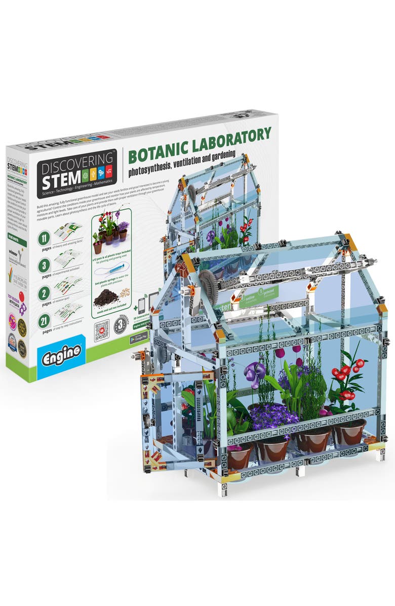 Engino Botanic Laboratory Toy Building Set, Main, color, Multicolored