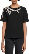 SANDRO Rhinestone T-Shirt