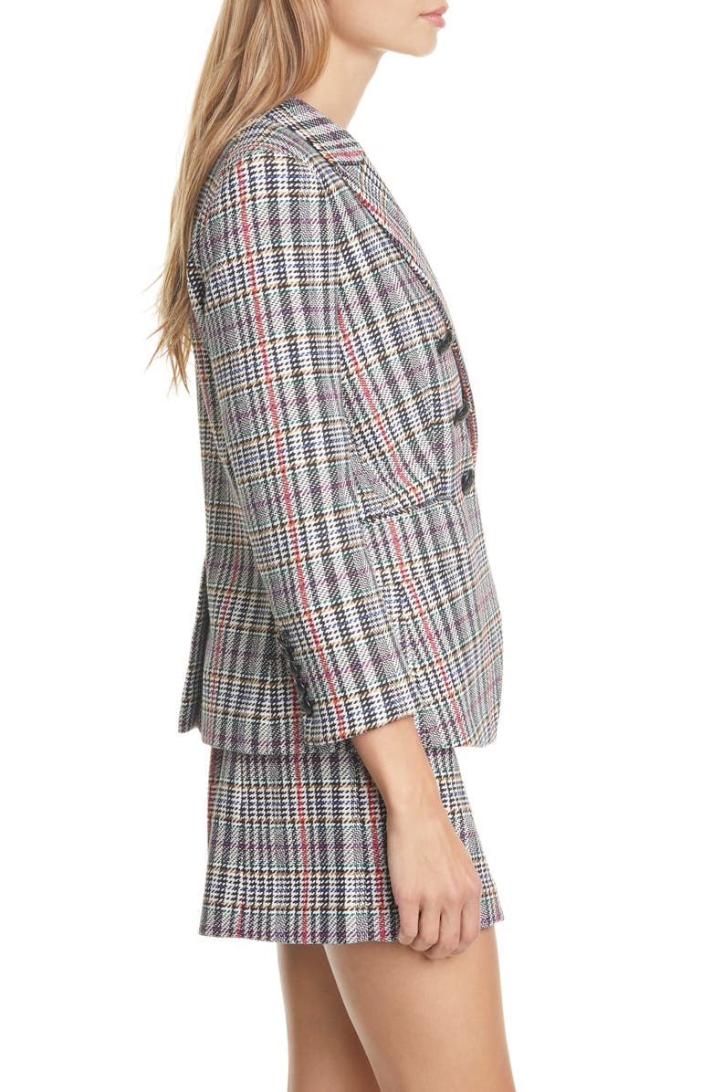 Veronica Beard Empire Tweed Dickey Jacket, Alternate, color, 