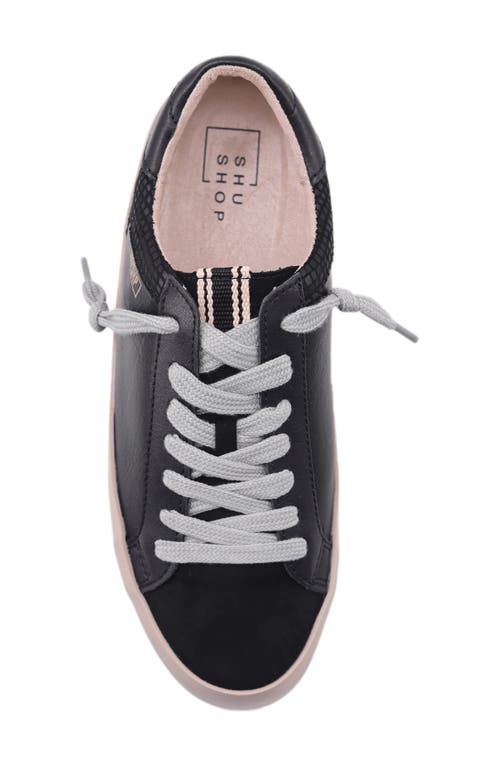 Shushop Rebel Sneaker In Black