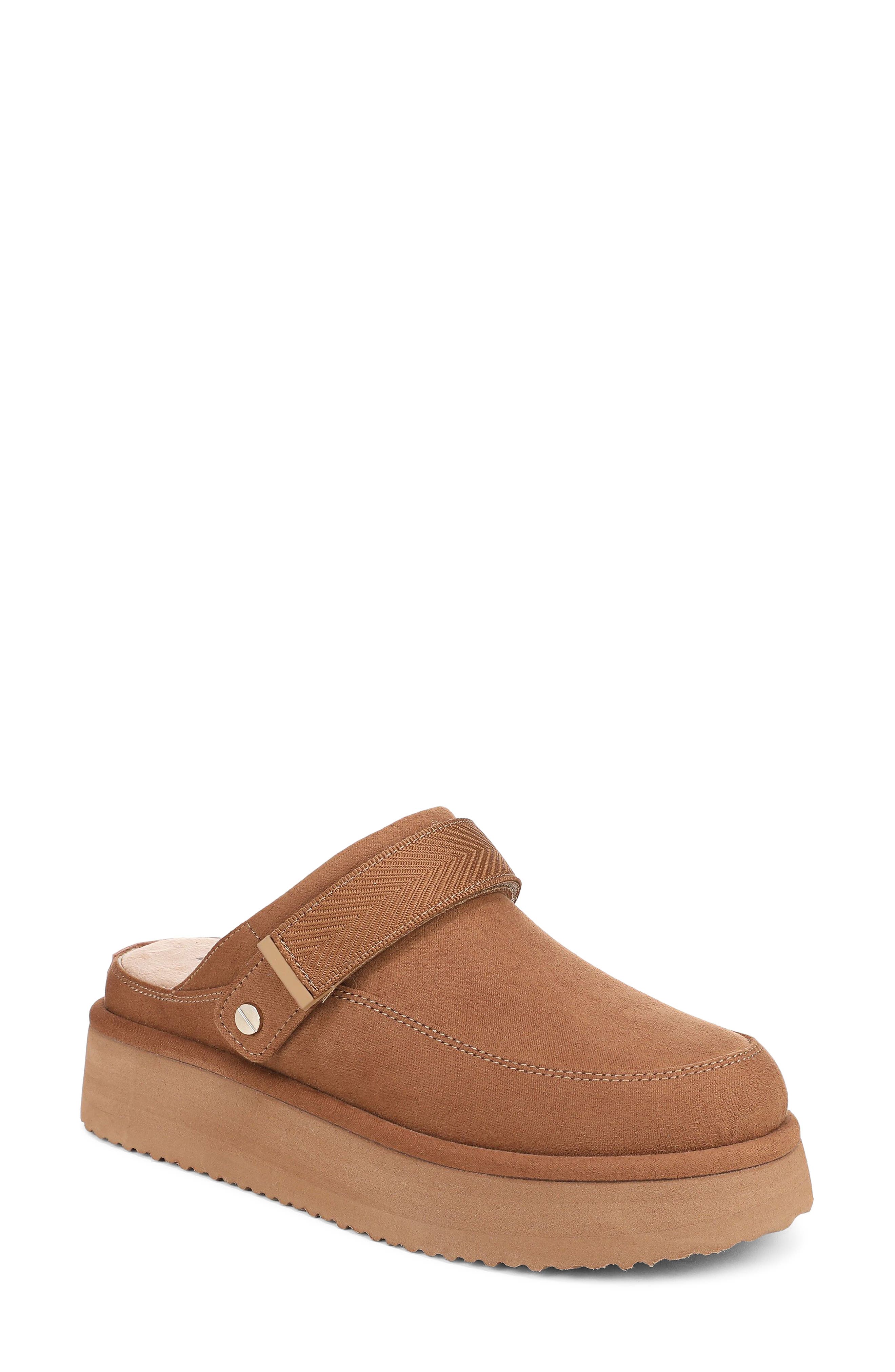 Chill Out Mule, Main, color, PRALINE BROWN MICROSUEDE
